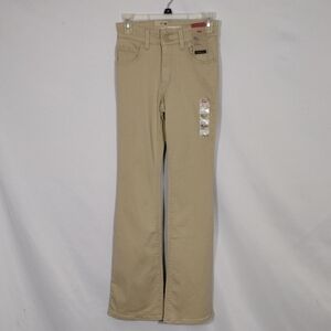 NWT Levi's 726 Western High Rise Flare Safari Tan Jeans Women Size 26x32